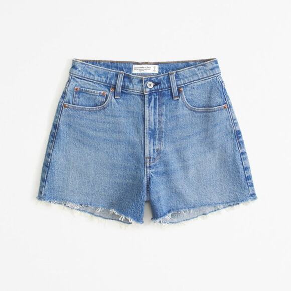 Abercrombie High Rise Cut Off Shorts ABERCROMBIE FITCH Distressed